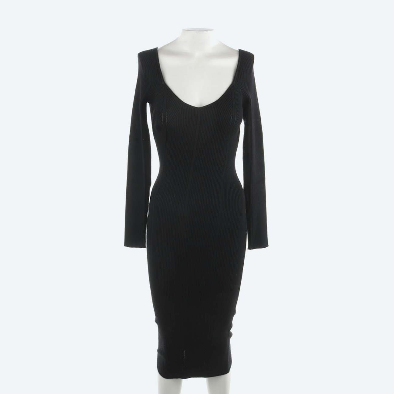 Image 1 of Knit Dress 32 Black in color Black | Vite EnVogue