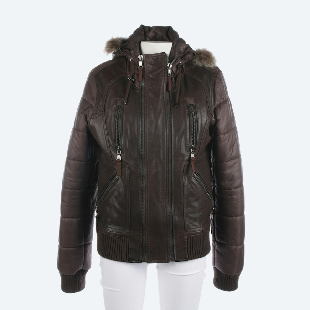 Image 1 of Winter Jacket 42 Brown in color Brown | Vite EnVogue