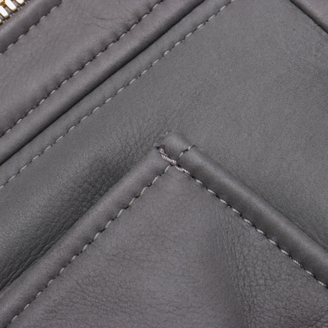 Image 4 of Leather Coat 32 Gray in color Gray | Vite EnVogue