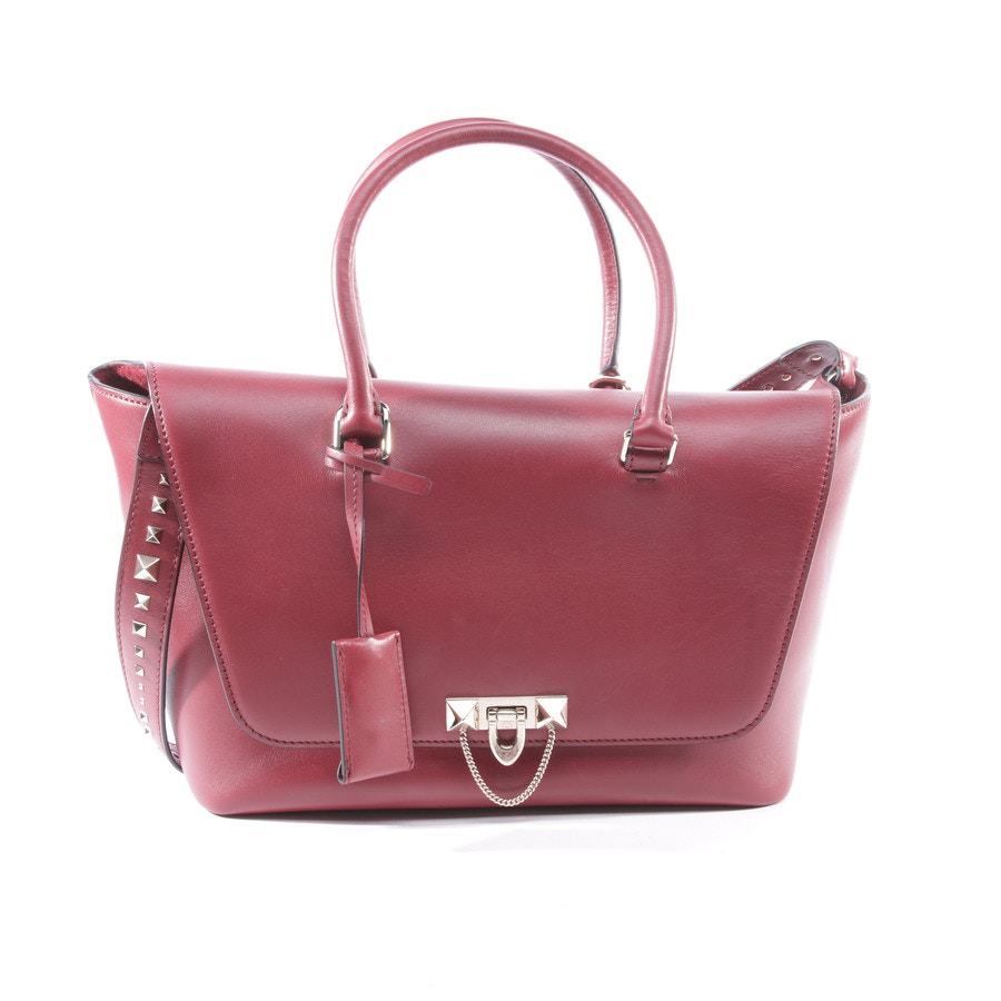 Image 1 of Rockstud Handbag Bordeaux in color Red | Vite EnVogue