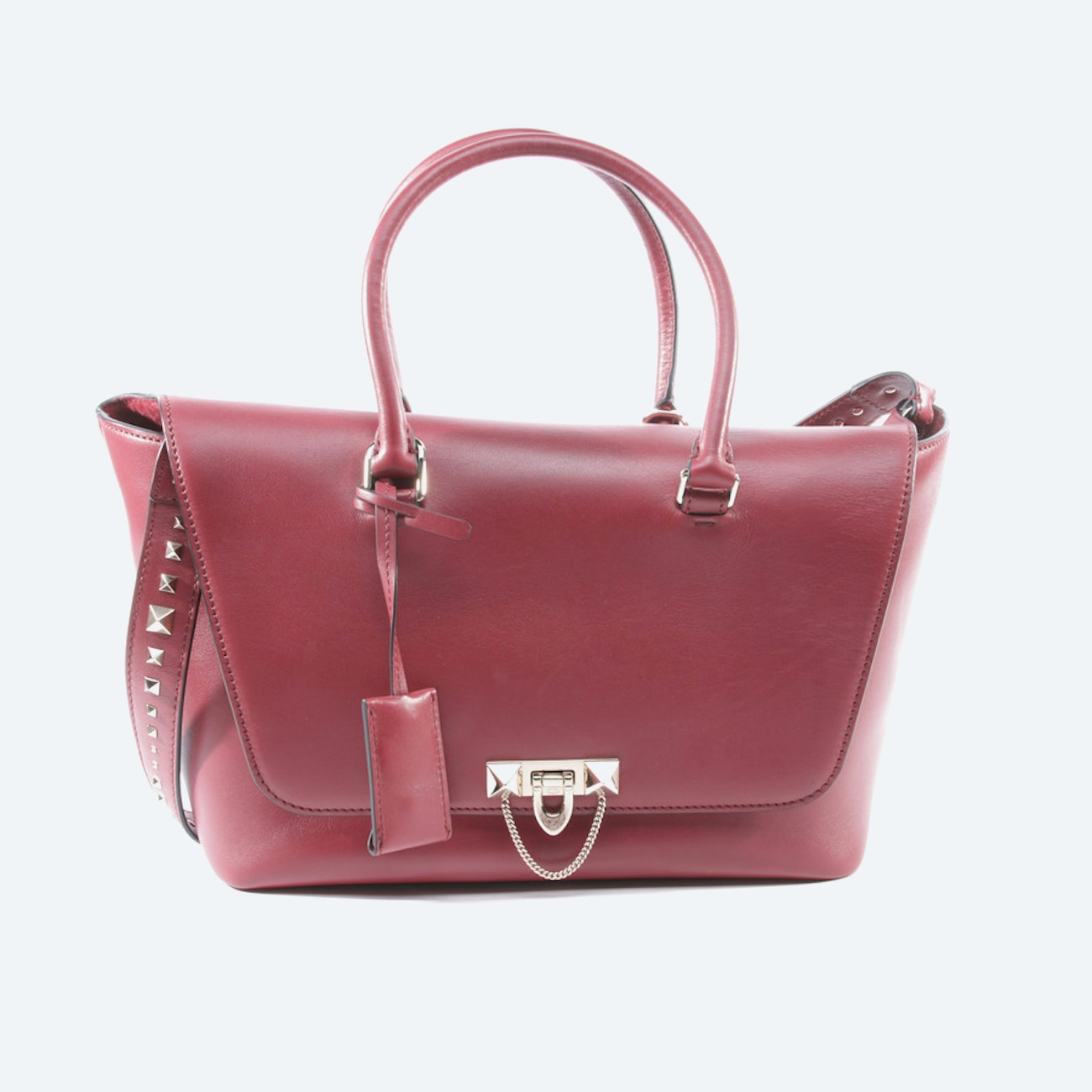 Image 1 of Rockstud Handbag Bordeaux in color Red | Vite EnVogue