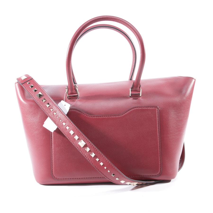Image 2 of Rockstud Handbag Bordeaux in color Red | Vite EnVogue