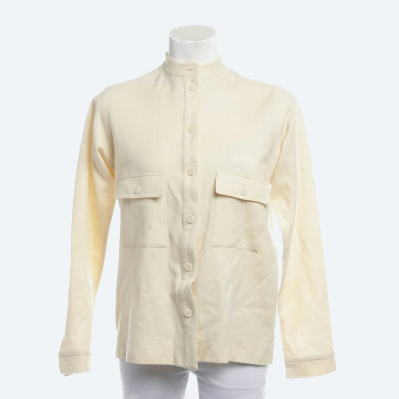 Image 1 of Wool Jacket 36 Cream in color White | Vite EnVogue
