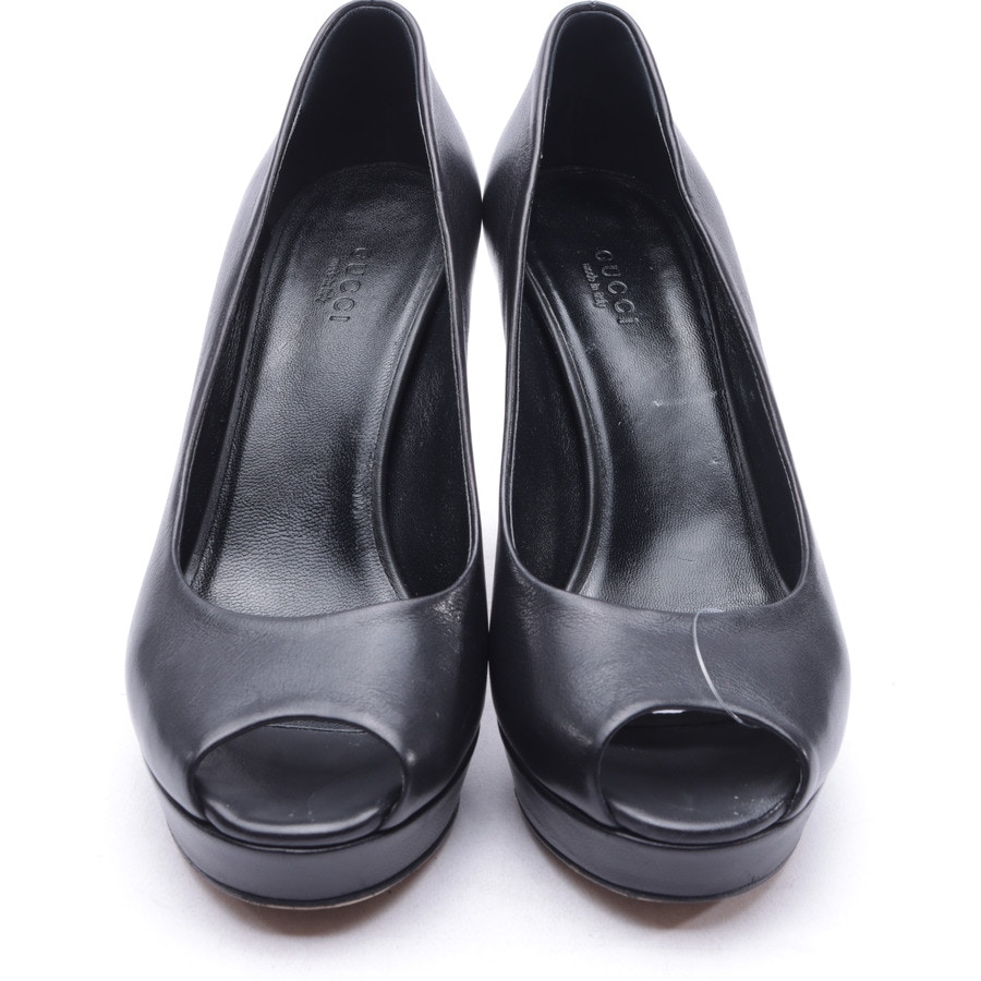 Image 2 of Peep Toes EUR38 Black in color Black | Vite EnVogue