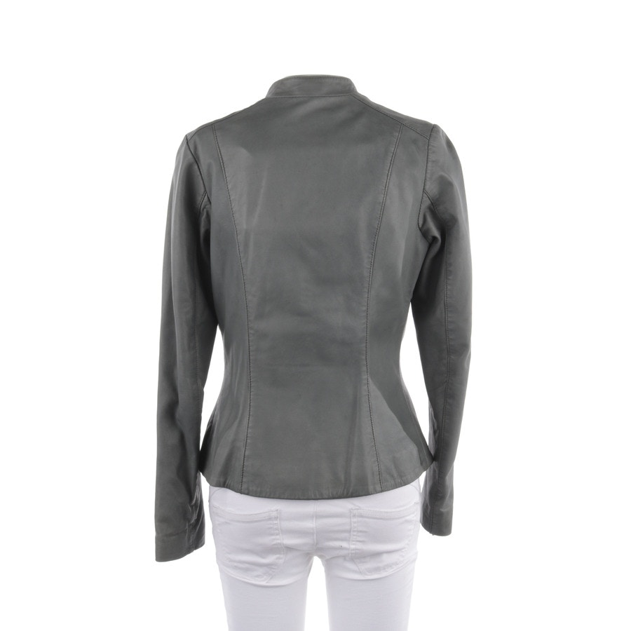 Image 2 of LeatherJackets 36 Gray green in color Gray | Vite EnVogue