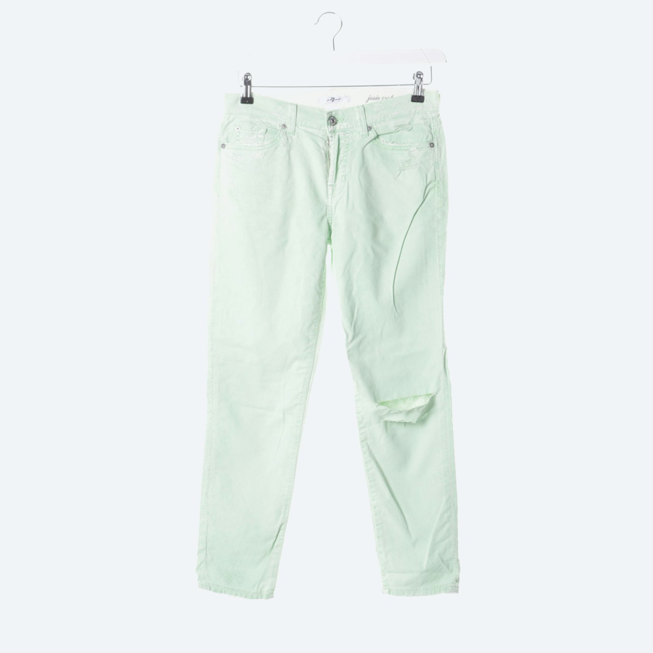 Image 1 of Skinny Jeans W26 Lightgreen in color Green | Vite EnVogue