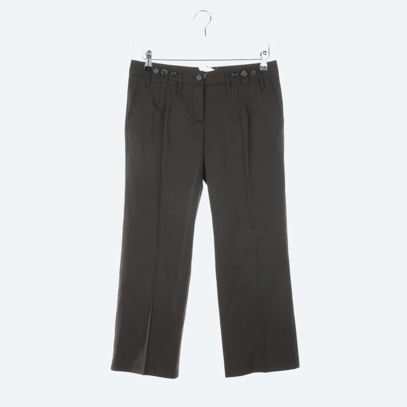 Image 1 of Trousers 34 Dark brown in color Brown | Vite EnVogue