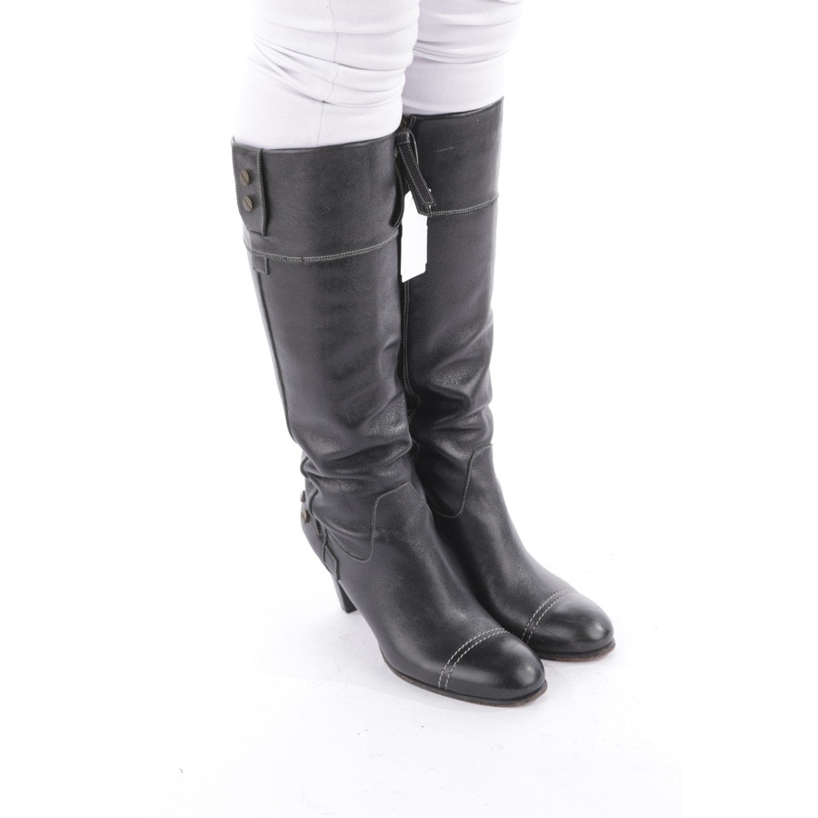 Image 1 of Knee High Boots EUR 37 Black in color Black | Vite EnVogue