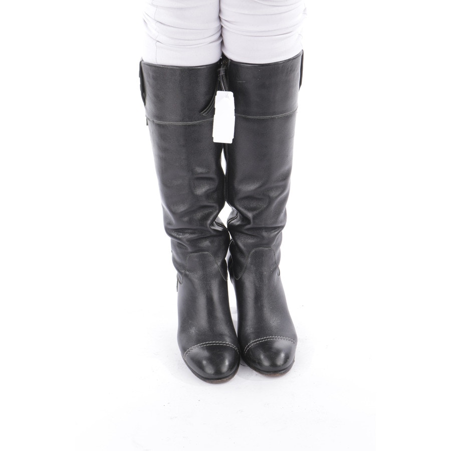 Image 2 of Knee High Boots EUR 37 Black in color Black | Vite EnVogue