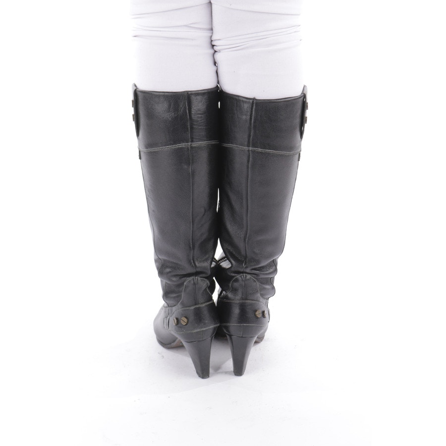 Image 3 of Knee High Boots EUR 37 Black in color Black | Vite EnVogue