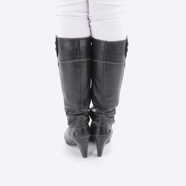Image 3 of Knee High Boots EUR 37 Black in color Black | Vite EnVogue