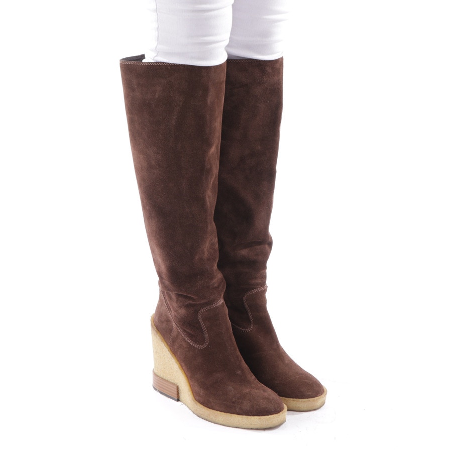 Image 1 of Knee High Boots EUR 39 Brown in color Brown | Vite EnVogue