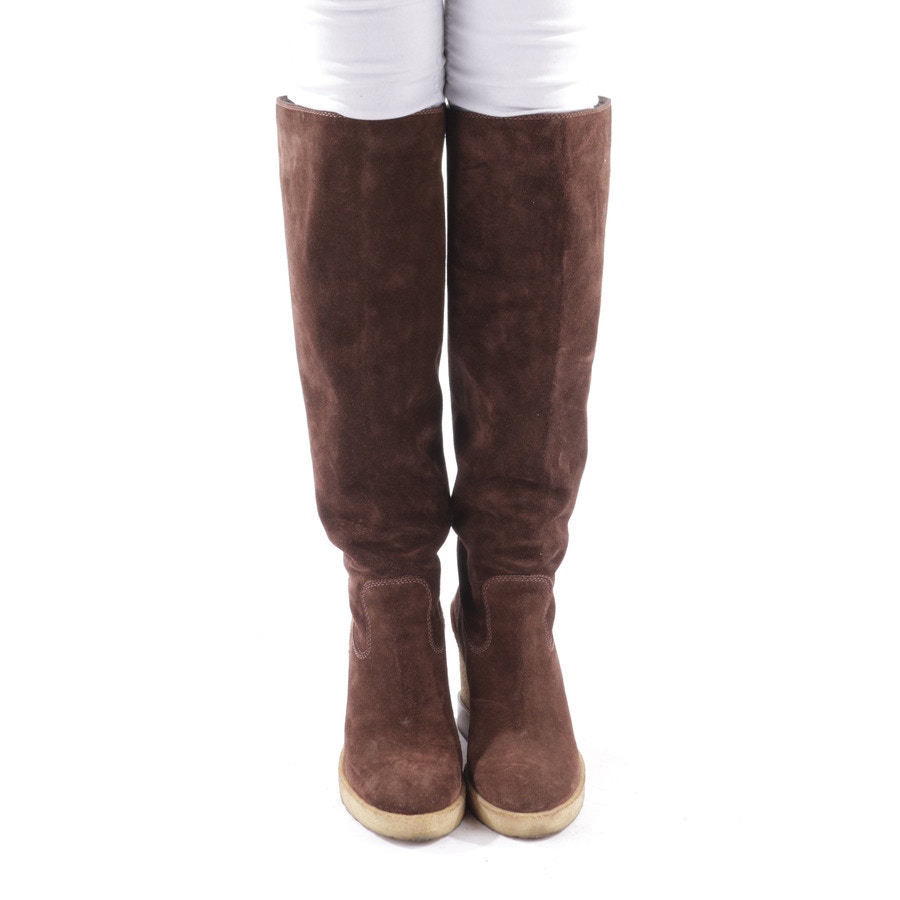 Image 2 of Knee High Boots EUR 39 Brown in color Brown | Vite EnVogue