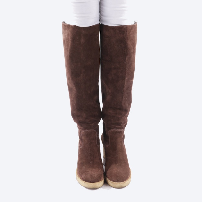 Image 2 of Knee High Boots EUR 39 Brown in color Brown | Vite EnVogue