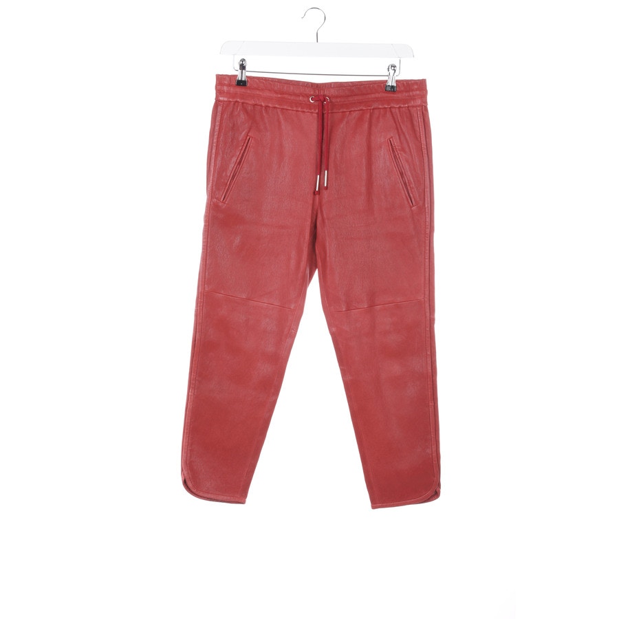 Image 1 of Leather Pants 38 Red in color Red | Vite EnVogue
