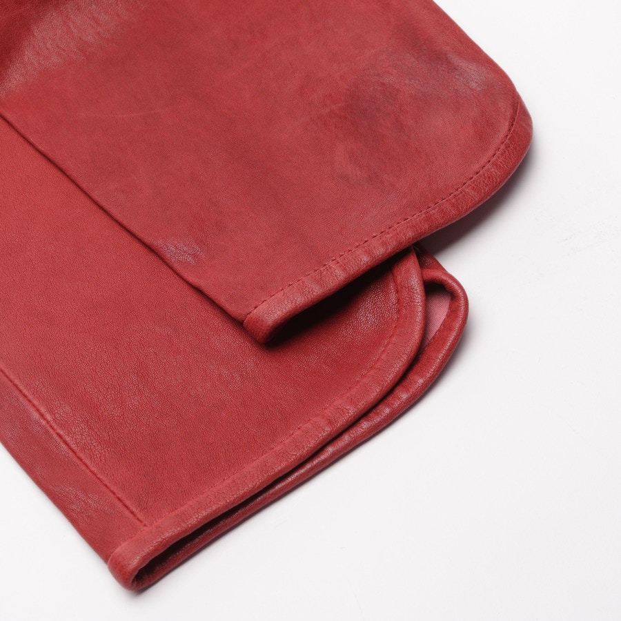 Image 3 of Leather Pants 38 Red in color Red | Vite EnVogue