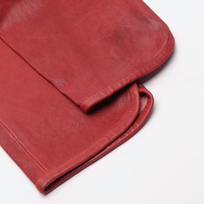 Image 3 of Leather Pants 38 Red in color Red | Vite EnVogue