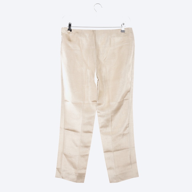 Image 2 of Trousers 40 Gold in color Metallic | Vite EnVogue