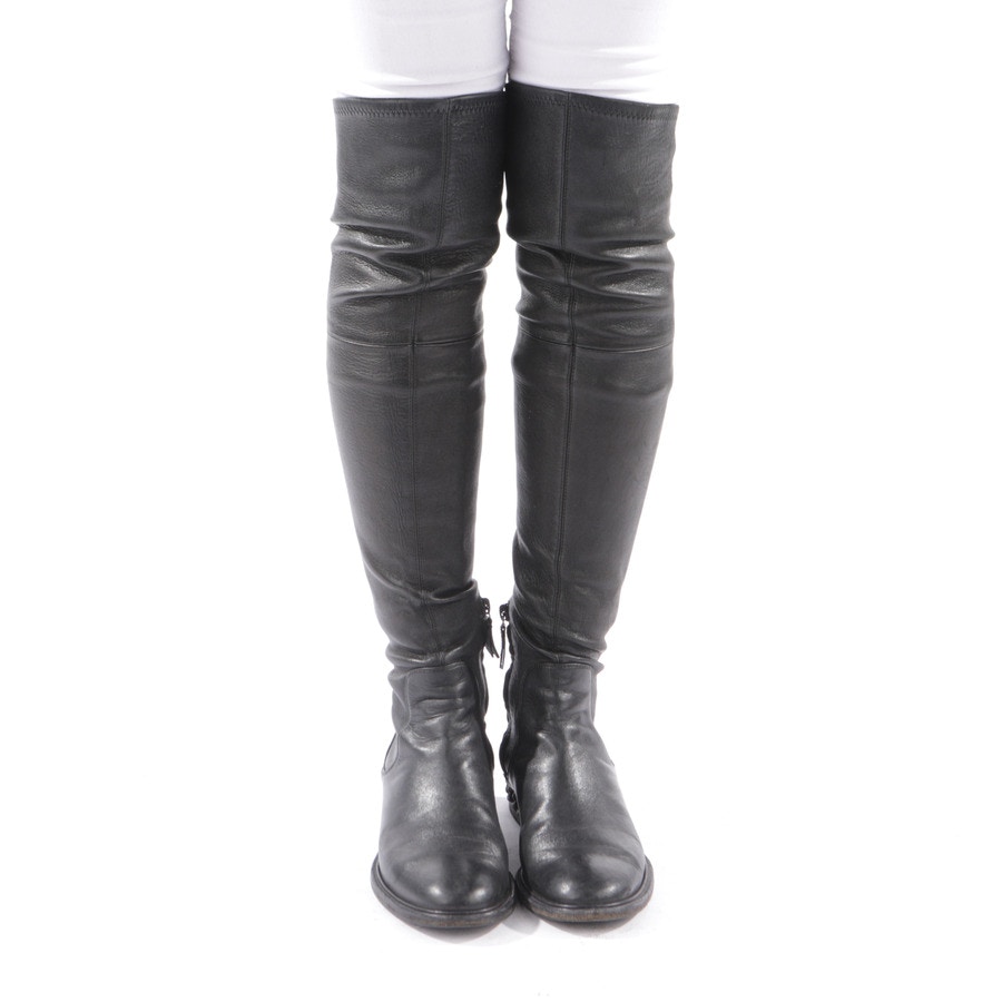 Image 2 of Overknee Boots EUR 36 Black in color Black | Vite EnVogue