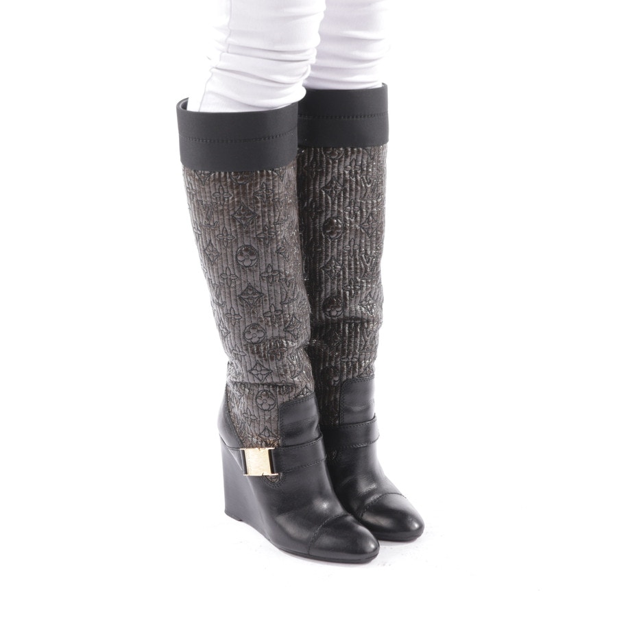 Image 1 of Knee High Boots EUR 35 Black in color Black | Vite EnVogue