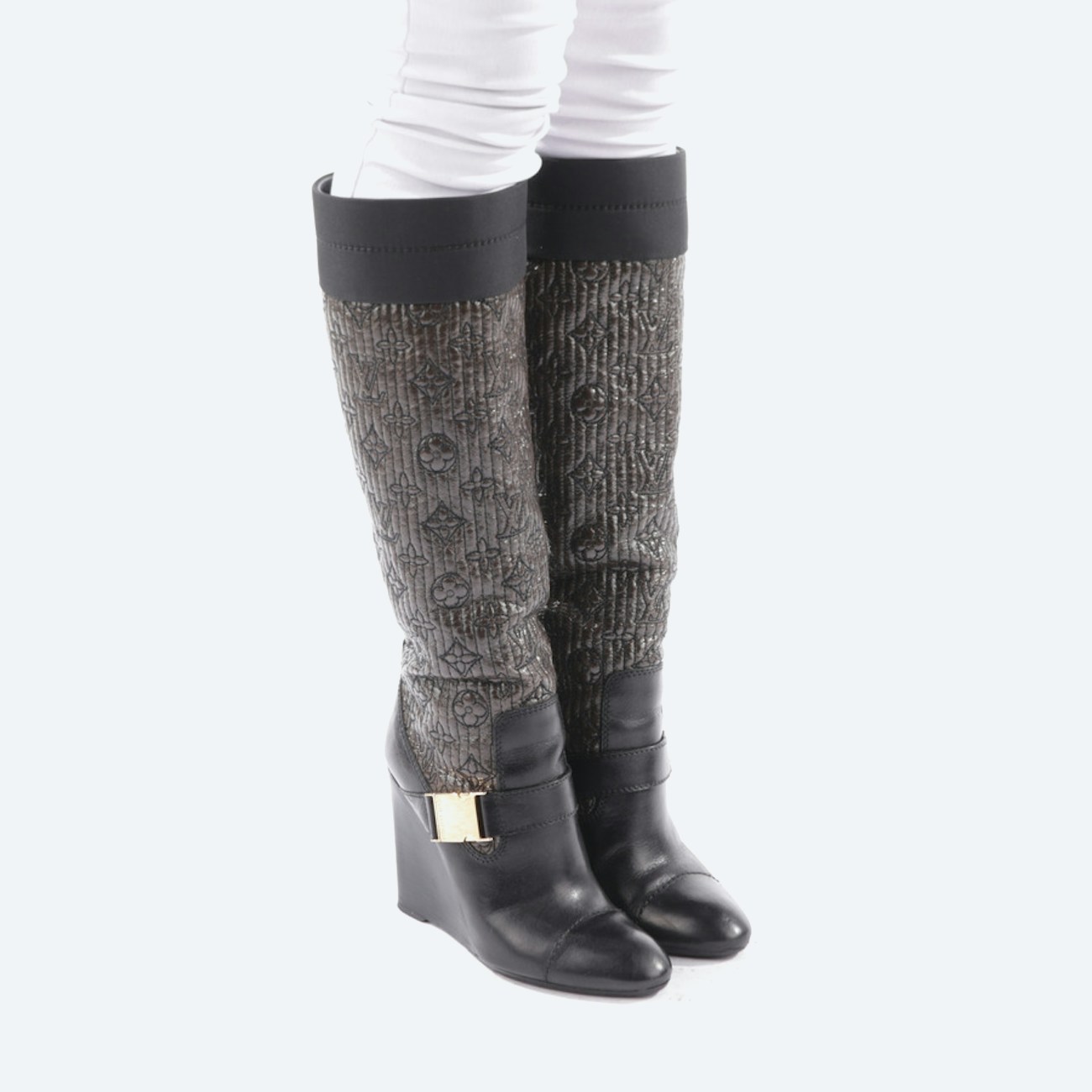 Image 1 of Knee High Boots EUR 35 Black in color Black | Vite EnVogue