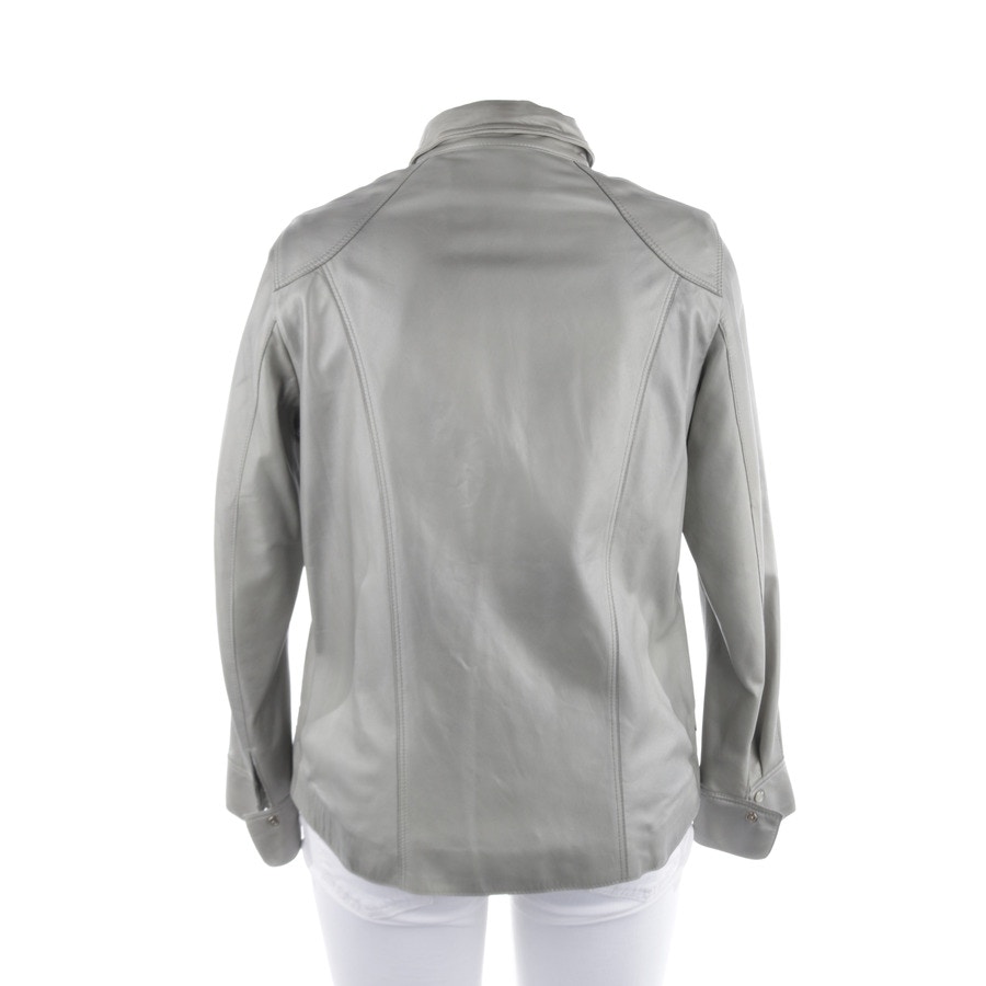 Image 2 of LeatherJackets 44 Silver in color Metallic | Vite EnVogue
