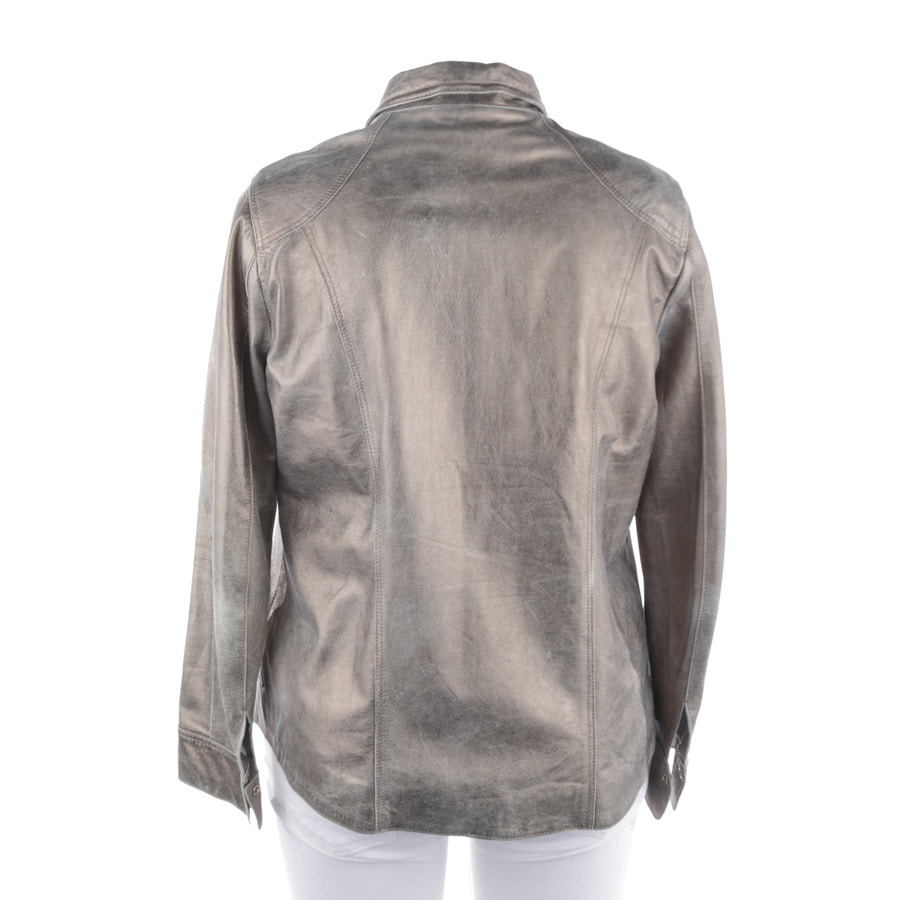Image 2 of LeatherJackets 44 Silver in color Metallic | Vite EnVogue