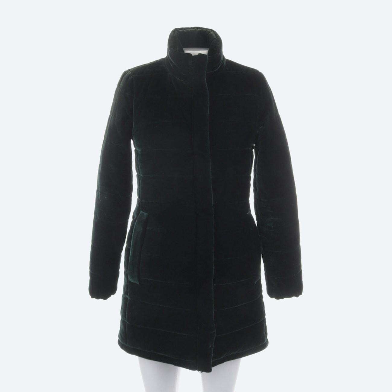Image 1 of Winter Jacket XS Dark Green in color Green | Vite EnVogue