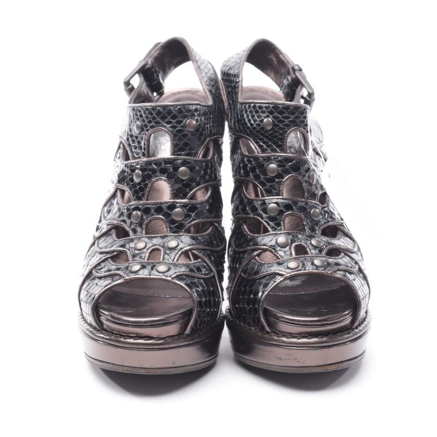 Image 2 of Heeled Sandals EUR 37.5 Dark brown in color Brown | Vite EnVogue