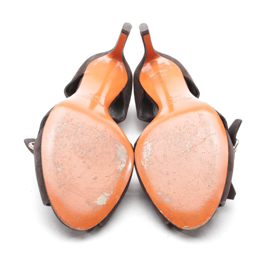 Image 4 of Heeled Sandals EUR 36.5 Mahogany Brown in color Brown | Vite EnVogue