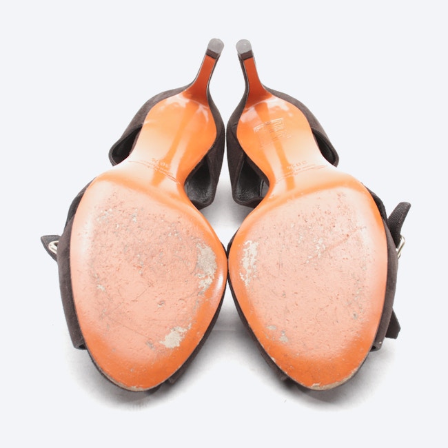 Image 4 of Heeled Sandals EUR 36.5 Mahogany Brown in color Brown | Vite EnVogue