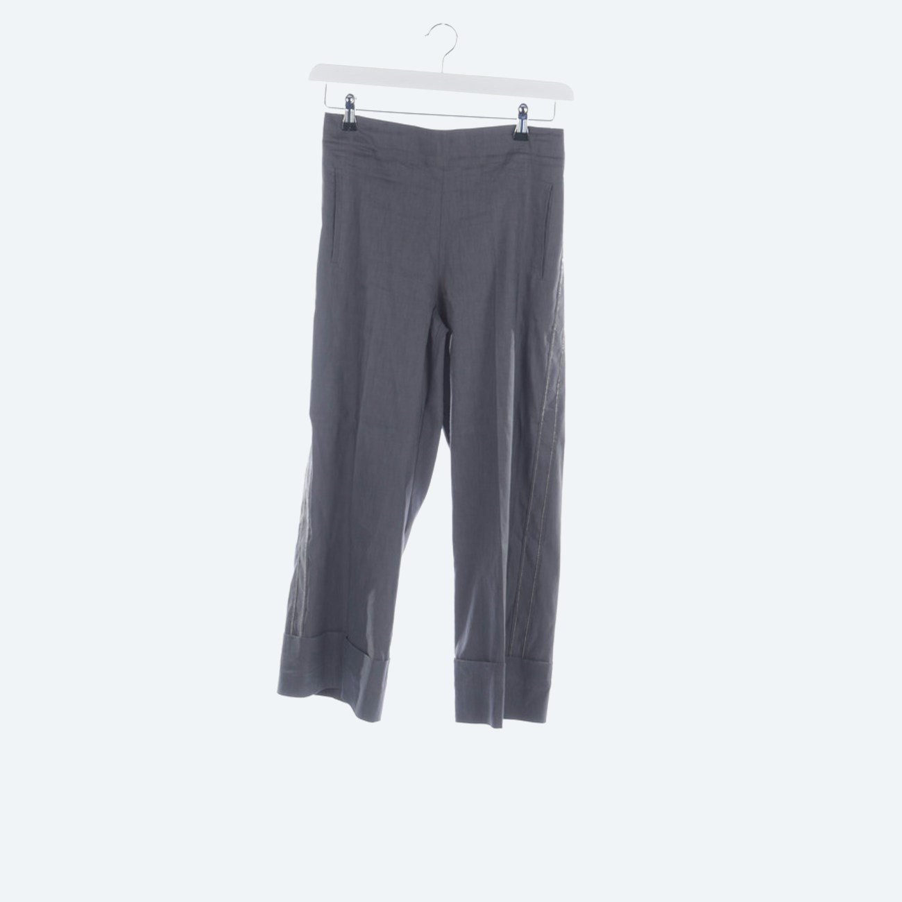 Image 1 of Trousers S Gray in color Gray | Vite EnVogue