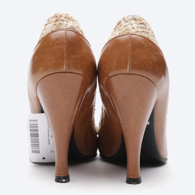 Image 3 of High Heels EUR 38.5 Beige in color White | Vite EnVogue