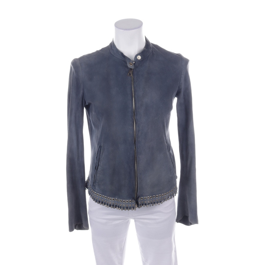 Image 1 of LeatherJackets M Steelblue in color Blue | Vite EnVogue