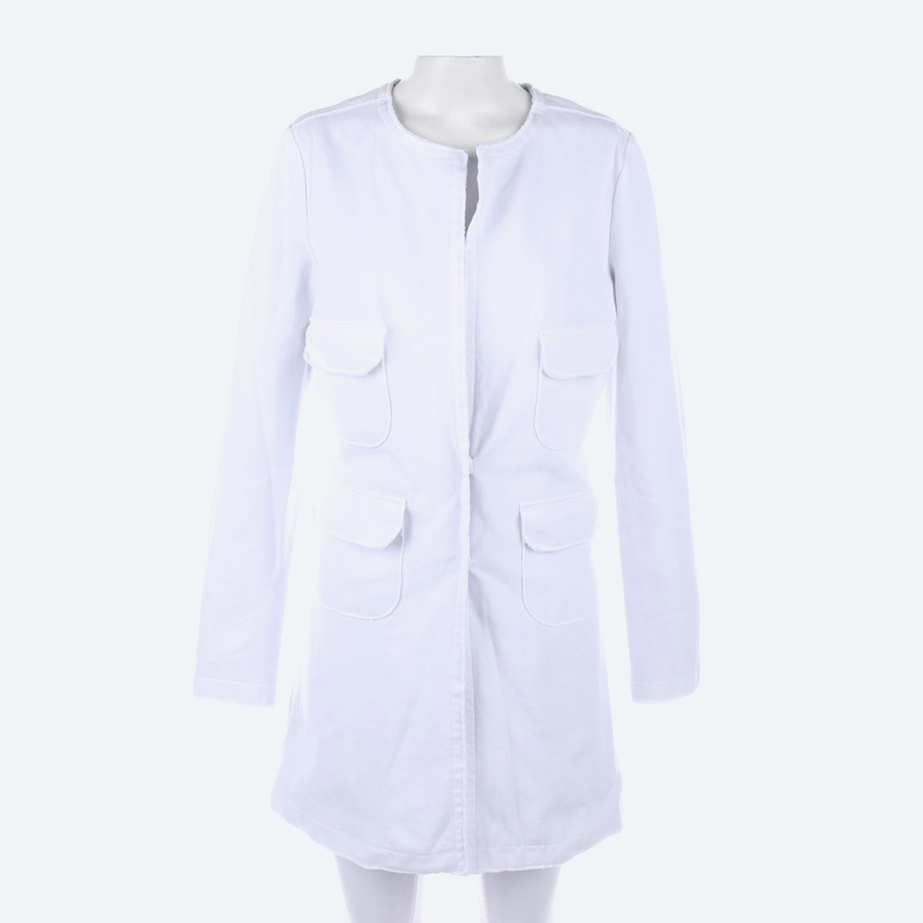 Image 1 of Between-seasons Coat S White in color White | Vite EnVogue
