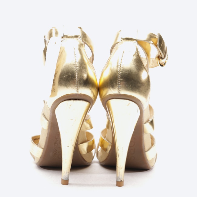 Image 3 of Peep Toes EUR 38.5 Gold in color Metallic | Vite EnVogue