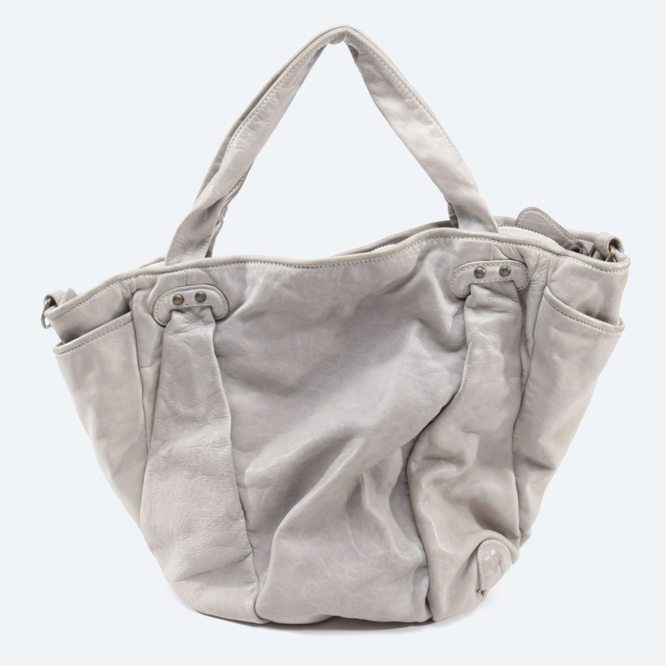 Image 1 of Handbag Gray green in color Gray | Vite EnVogue