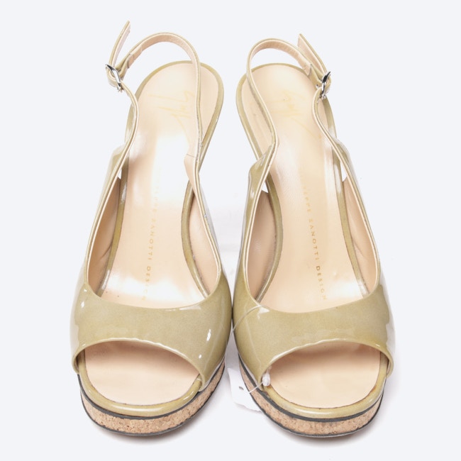 Image 2 of Heeled Sandals EUR 36 Olivedrab in color Green | Vite EnVogue