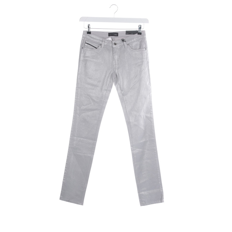Image 1 of Trousers W26 Silver in color Metallic | Vite EnVogue