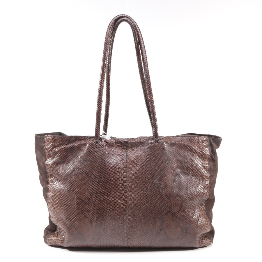 Image 2 of Shoulder Bag Dark brown in color Brown | Vite EnVogue