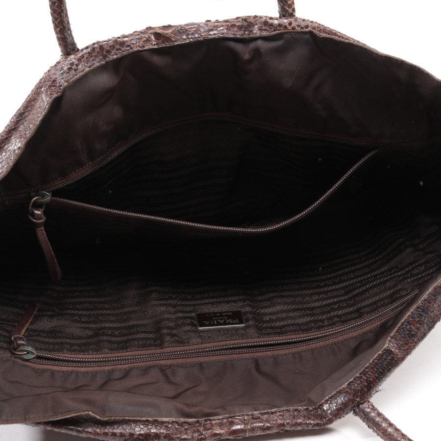 Image 5 of Shoulder Bag Dark brown in color Brown | Vite EnVogue