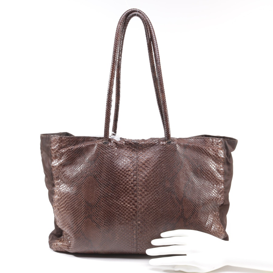 Image 7 of Shoulder Bag Dark brown in color Brown | Vite EnVogue