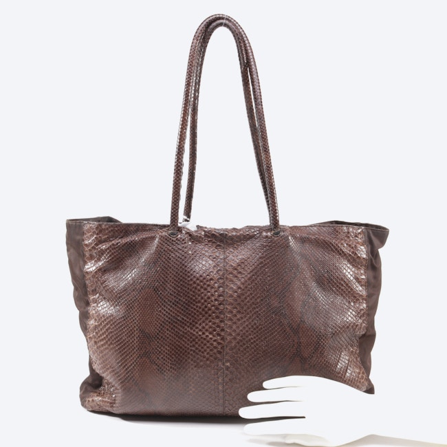 Image 7 of Shoulder Bag Dark brown in color Brown | Vite EnVogue