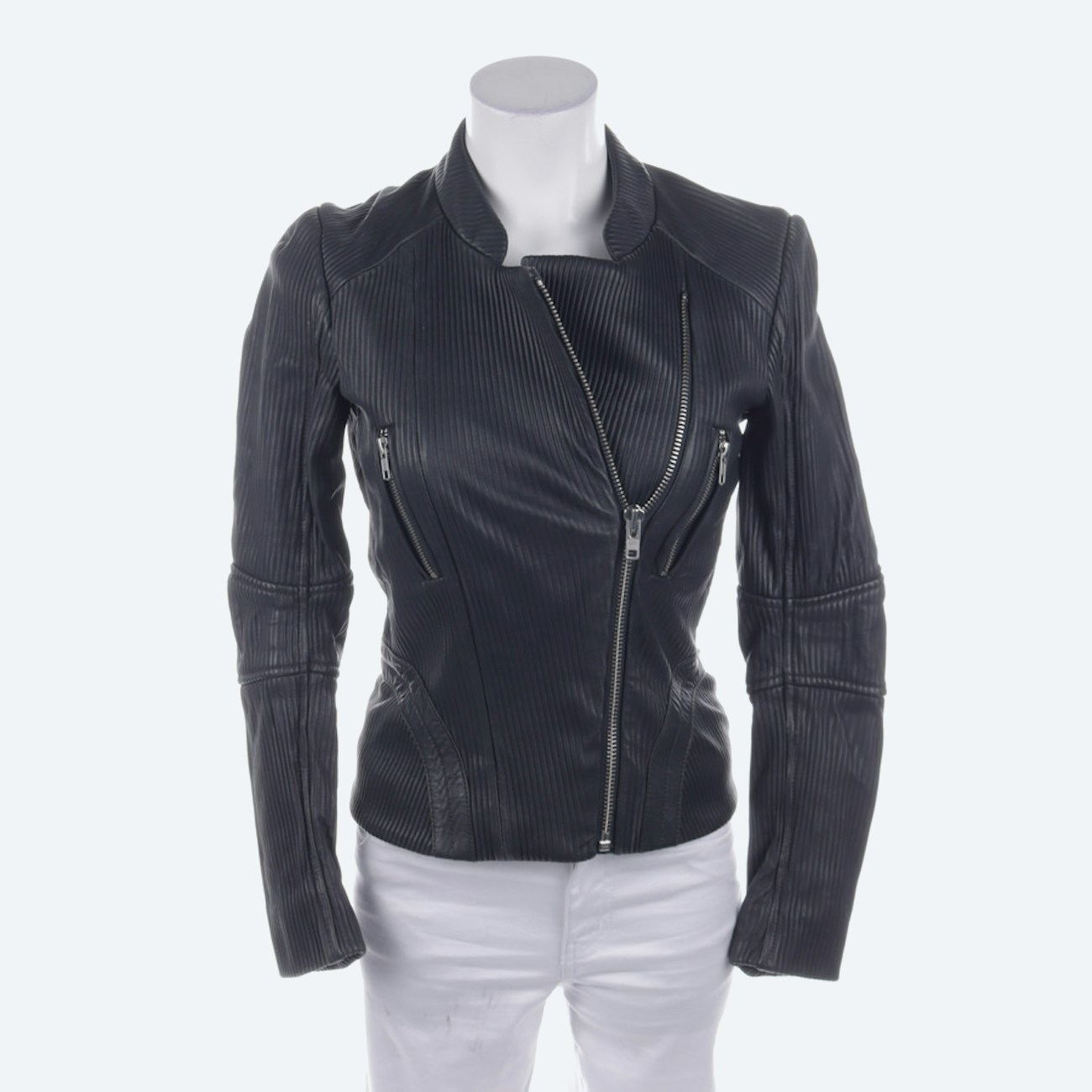Image 1 of LeatherJacket 34 Anthracite in color Gray | Vite EnVogue