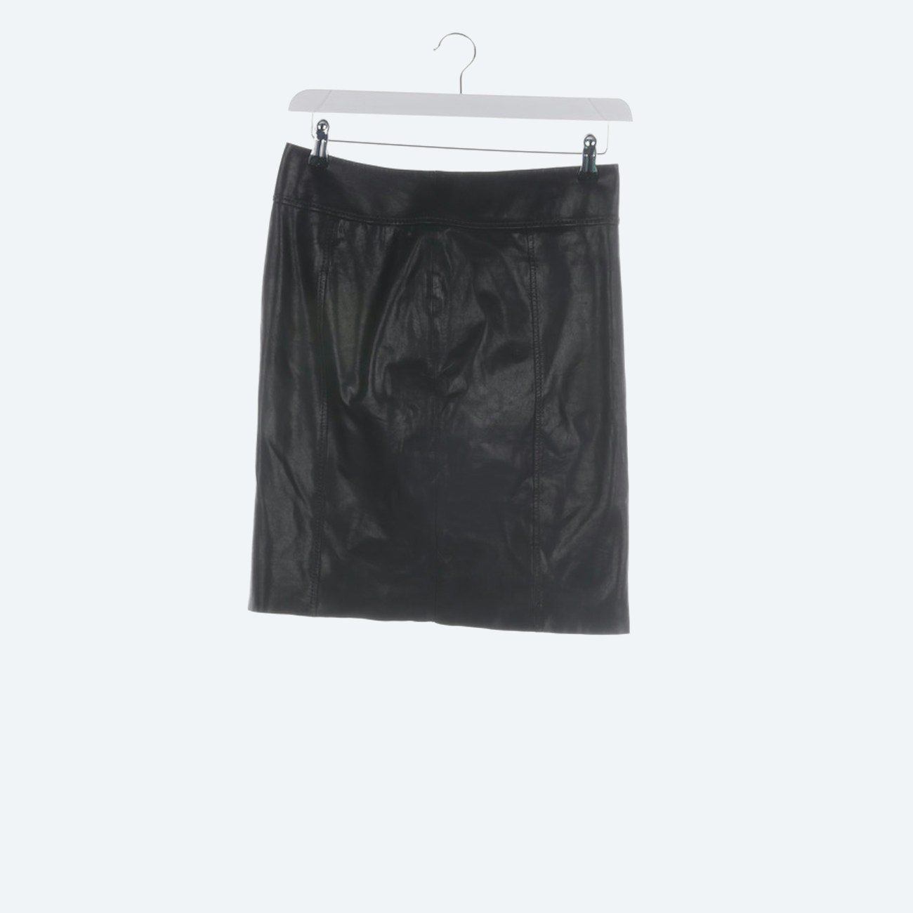 Image 1 of Leder Skirt S Black in color Black | Vite EnVogue