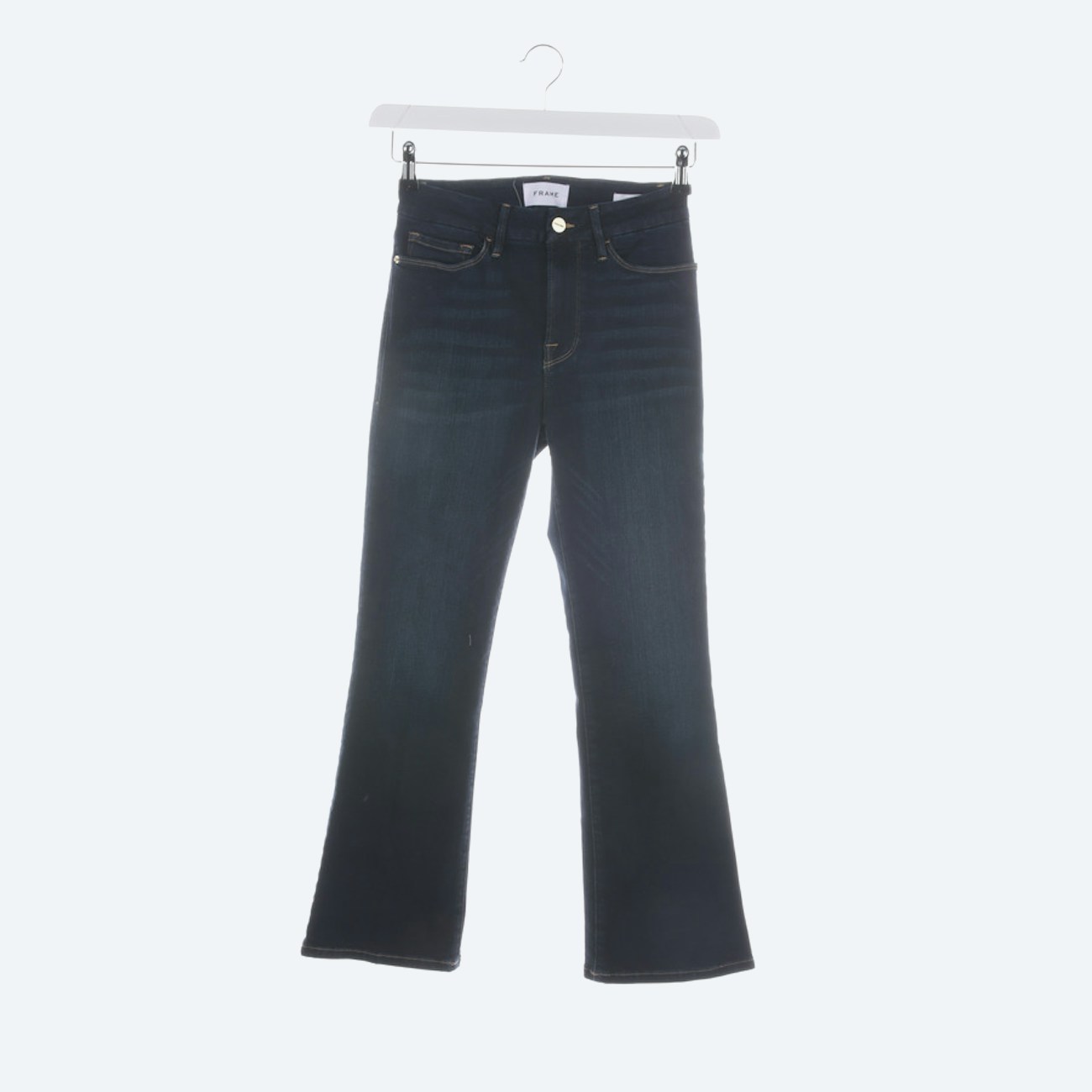 Image 1 of Flared Jeans W27 Navy in color Blue | Vite EnVogue