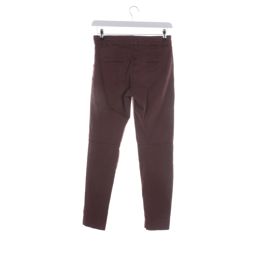 Image 2 of Trousers 36 Maroon in color Red | Vite EnVogue