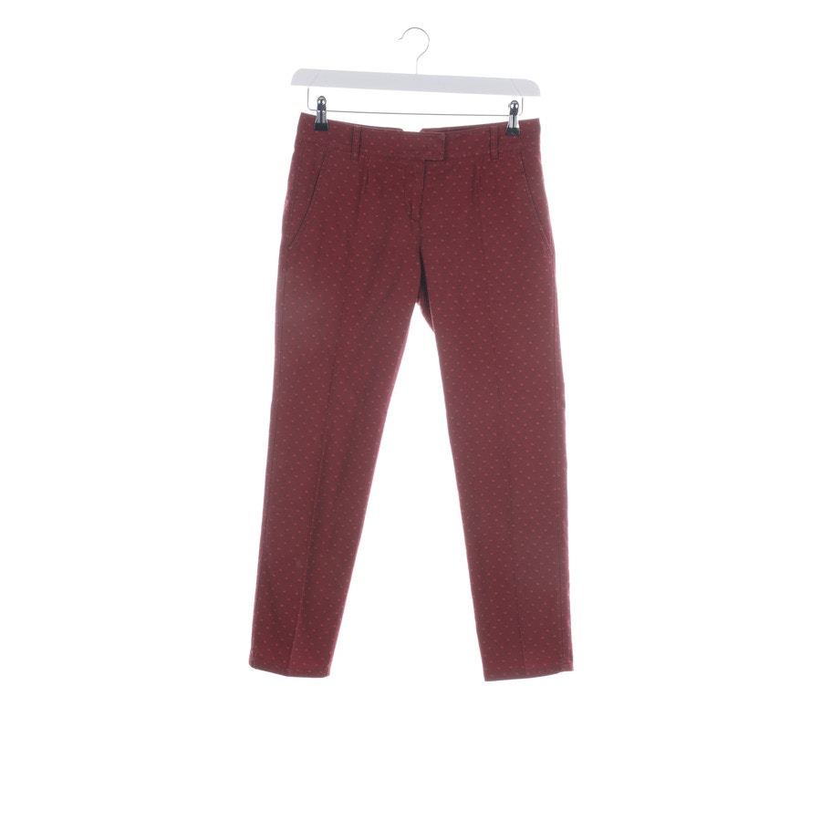 Image 1 of Trousers 34 Dark red in color Red | Vite EnVogue