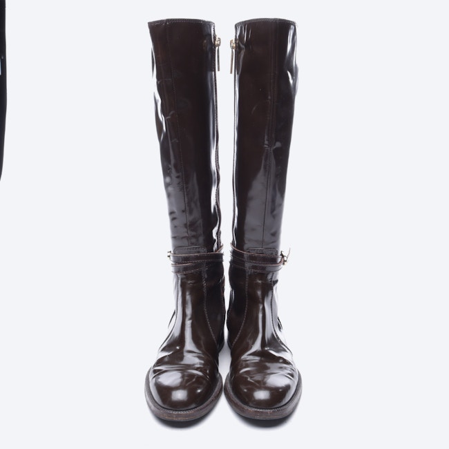 Image 2 of Calf High Boots EUR 35.5 Mahogany Brown in color Brown | Vite EnVogue