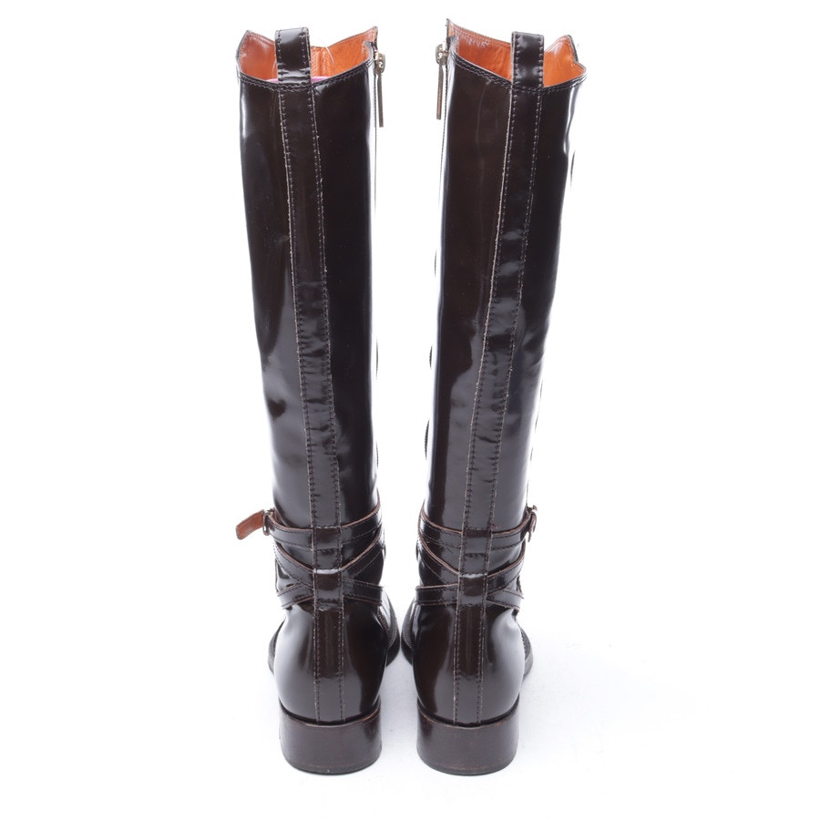 Image 3 of Calf High Boots EUR 35.5 Mahogany Brown in color Brown | Vite EnVogue